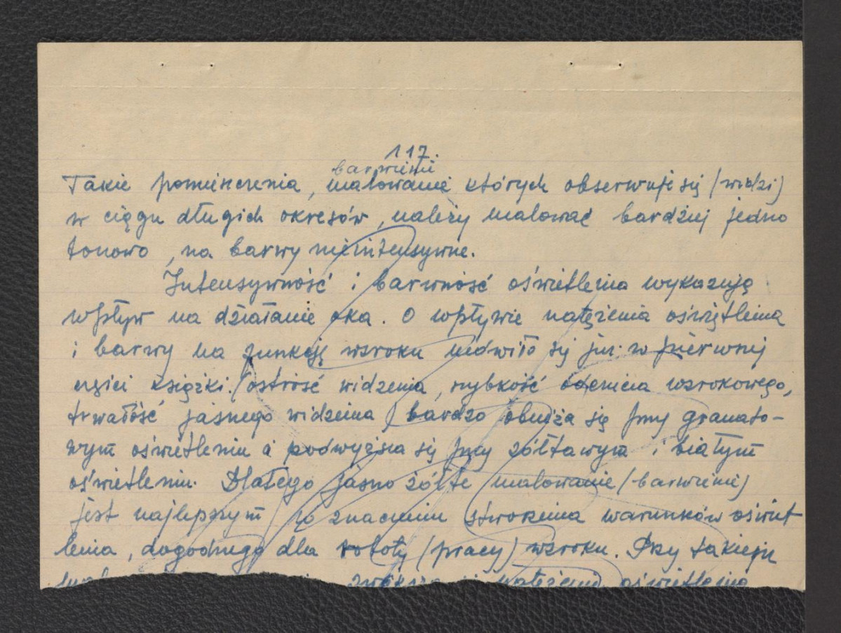 odsyłacz do Kwestionariusza Ministerstwa Kultury i Sztuki z 1957 r. wzmiankujący miejski szpital, powierzchnie, drzewostan etc., skan 2