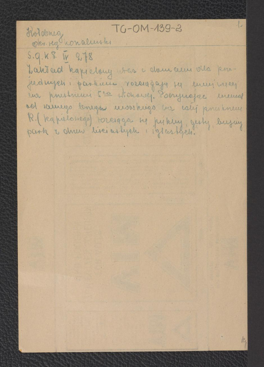 wypis z Słownika Geograficznego Królestwa Polskiego t. IV, s. 278 dotyczący zakładu kąpielowego w wymienionej miejscowości, skan 1