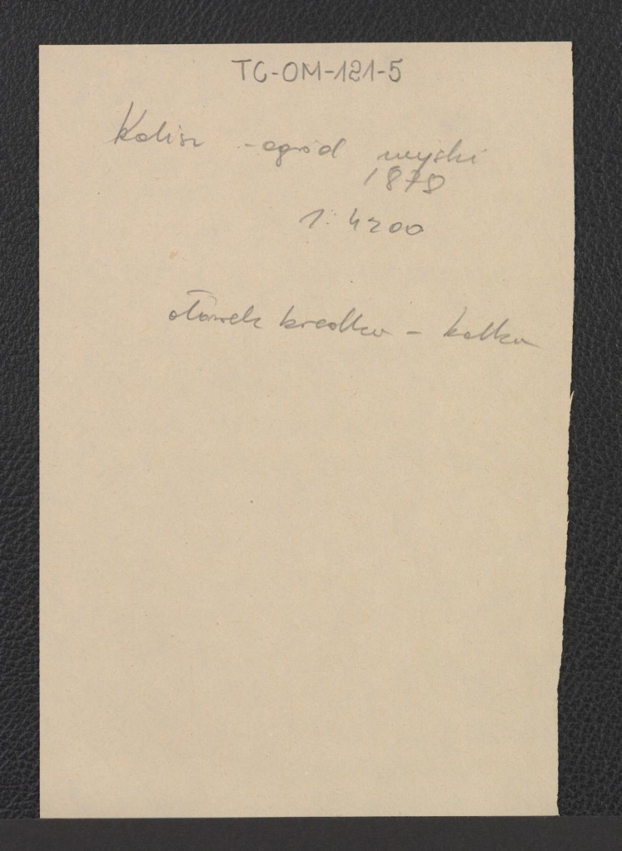 karty wzmiankujące plan ogrodu miejskiego (1 : 4200), skan 1