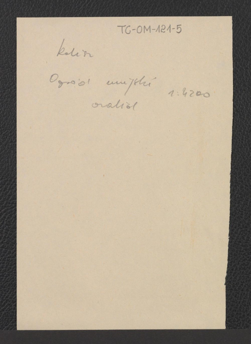 karty wzmiankujące plan ogrodu miejskiego (1 : 4200), skan 3