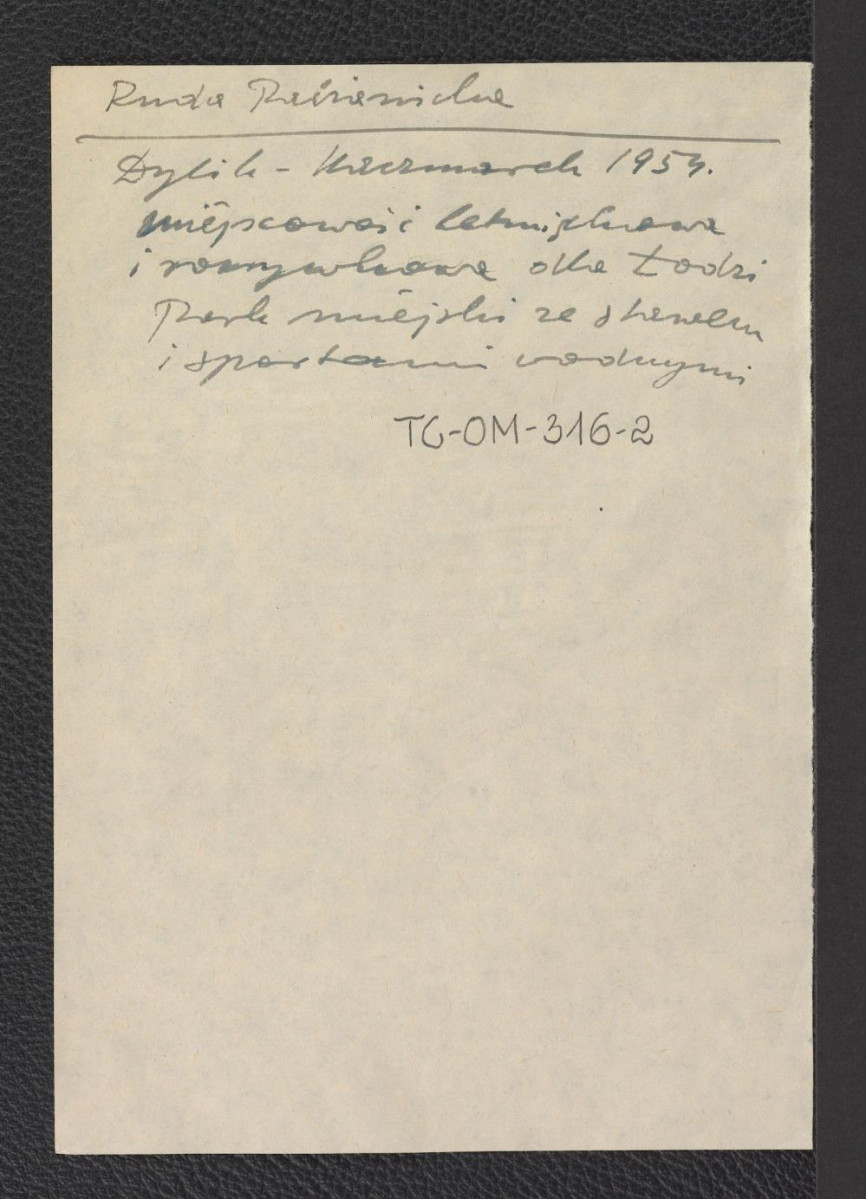 wypis z Dilili-Kaczmarek, 1954 wzmiankujący letniskowy charakter wspomnianej miejscowości, skan 1