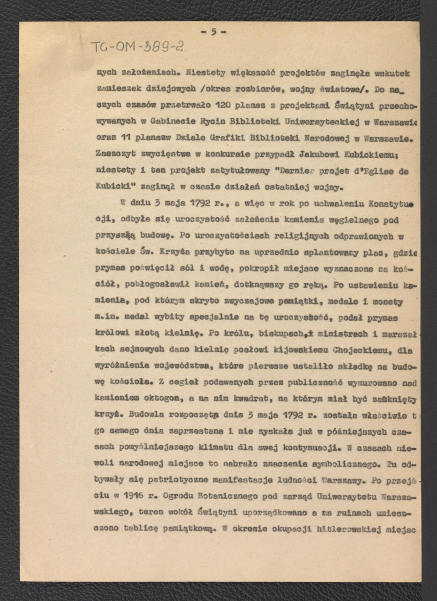 tekst autorstwa L. Kwiatkowskiego pt. „Ogród botaniczny w Warszawie nie tylko w kwitnących bzach”, skan 5