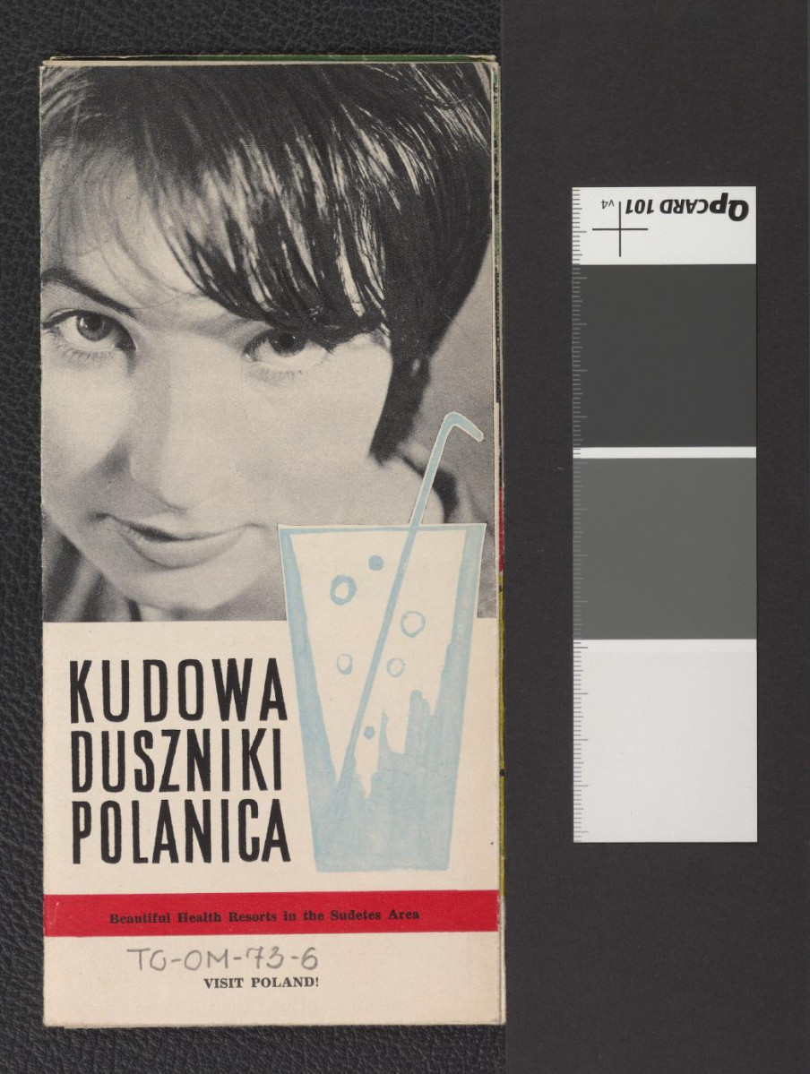 anglojęzyczny folder reklamowy Kudowa, Duszniki, Polanica. Beautiful Health Resorts in the Sudets Area; zawiera reprodukcje fotografii, skan 1