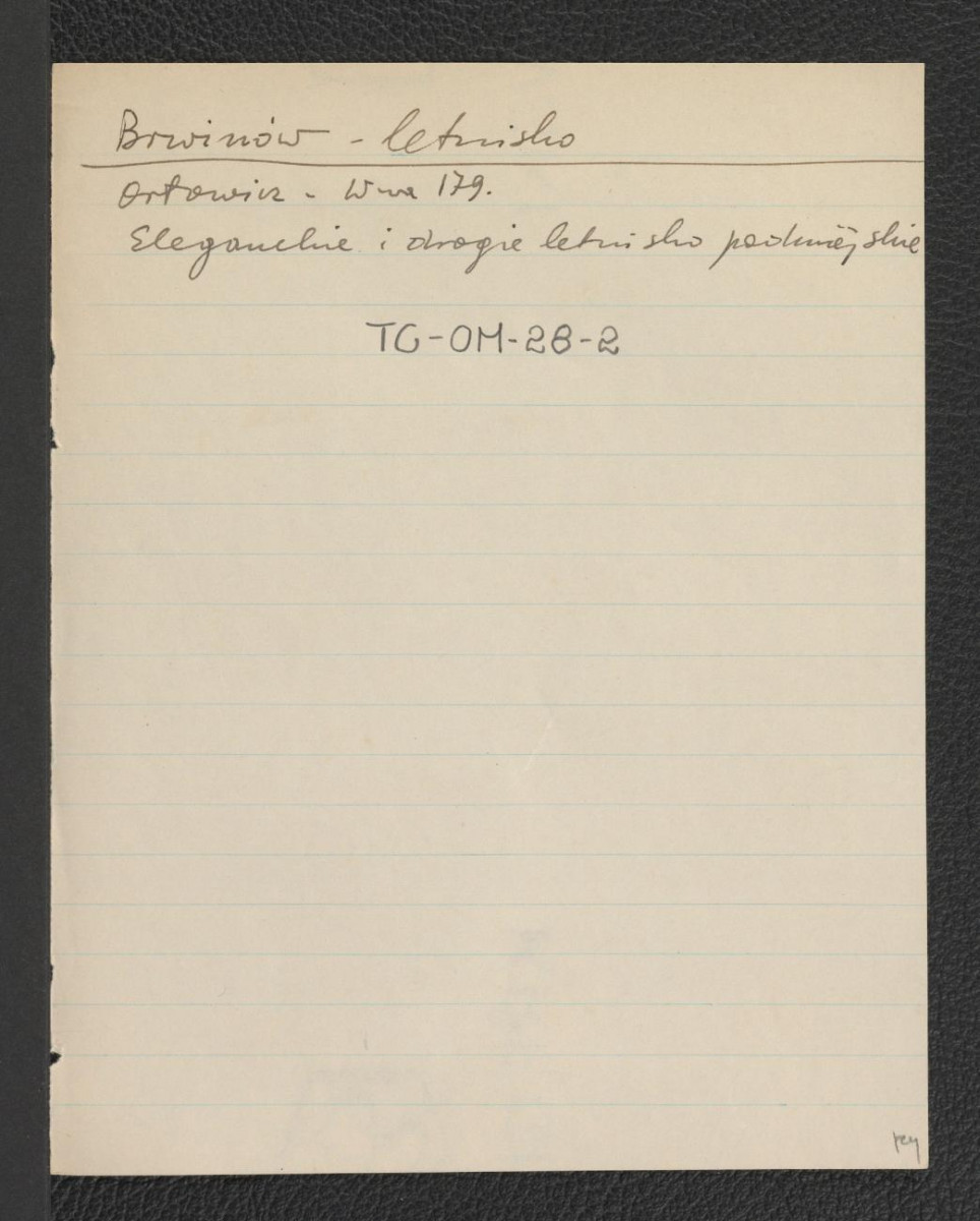 odsyłacz do Orłowicz M., Krótki ilustrowany przewodnik po Warszawie, Warszawa 1922 (lub Orłowicz M., Jednodniowe wycieczki z Warszawy, Warszawa 1951), s. 179 charakteryzujący wymienioną miejscowość jako eleganckie letnisko podmiejskie, skan 1