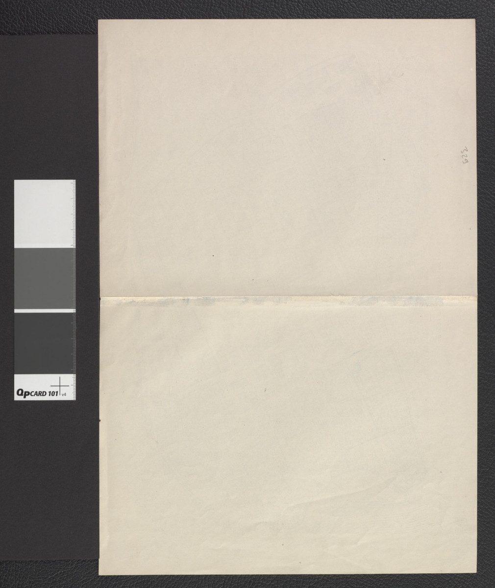 fragment planu Krakowa z 1785 r. z zaznaczeniem Kazimierza, skan 2