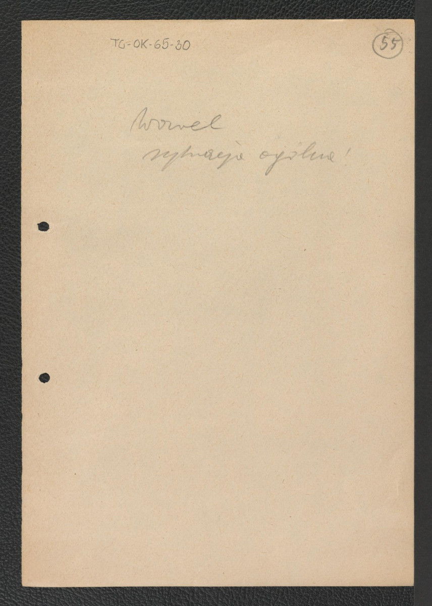 wzmianka o treści: "Wawel sytuacja ogólna", skan 1