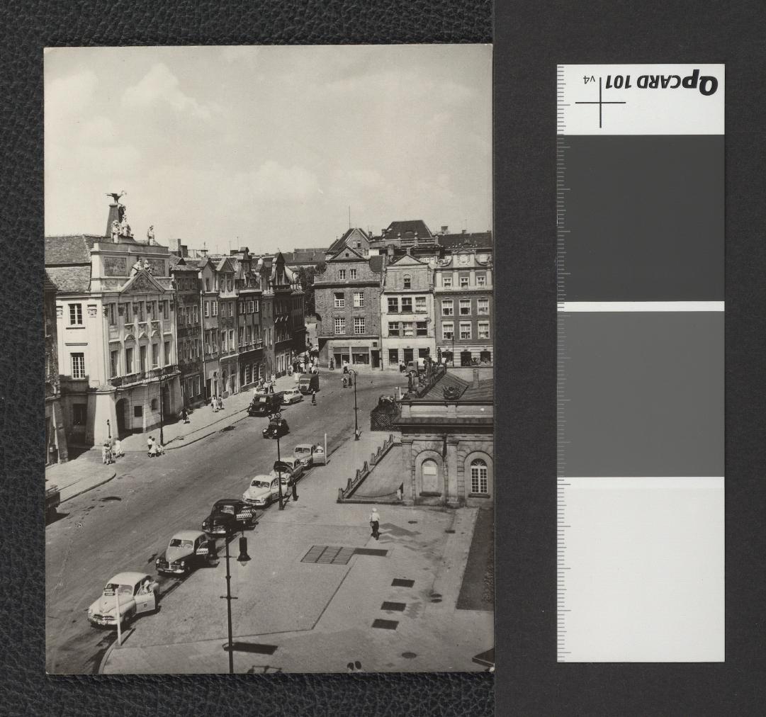 Stary Rynek (fotografia dwubarwna w formie pocztówki), skan 1