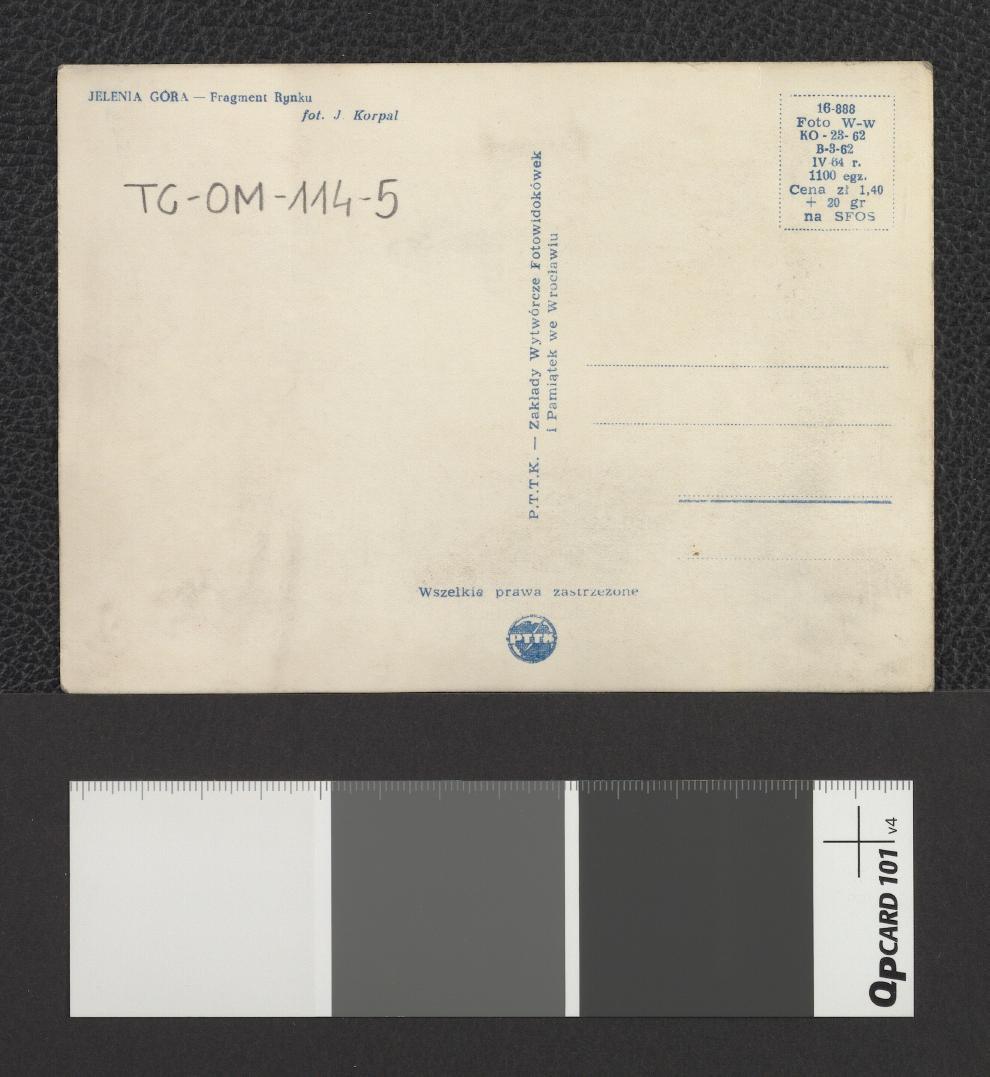 fragment rynku widocznego z tzw. lotu ptaka, skan 2