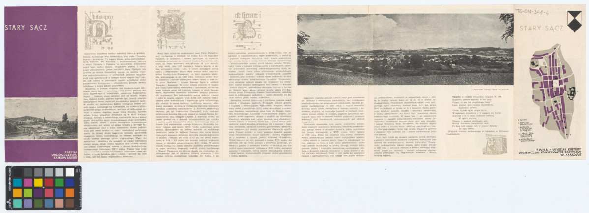 folder w ramach serii „Zabytki Województwa Krakowskiego” dotyczący Starego Sącza, skan 2