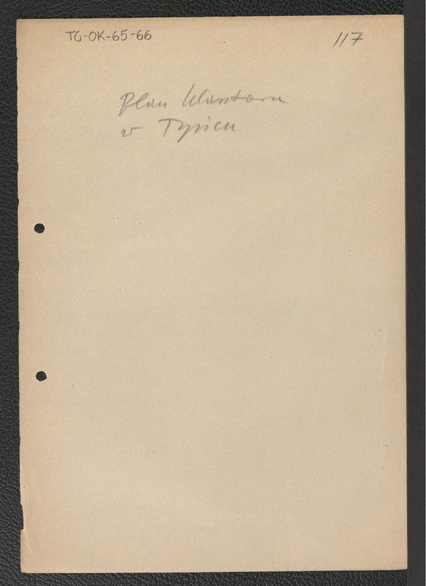 wzmianka o planie klasztoru w Tyńcu, skan 1