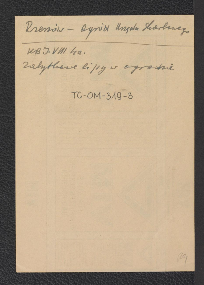 odnośnik bibliograficzny (KBJ. VIII, 4a) wzmiankujący zabytkowe lipy w miejscowym ogrodzie, skan 1
