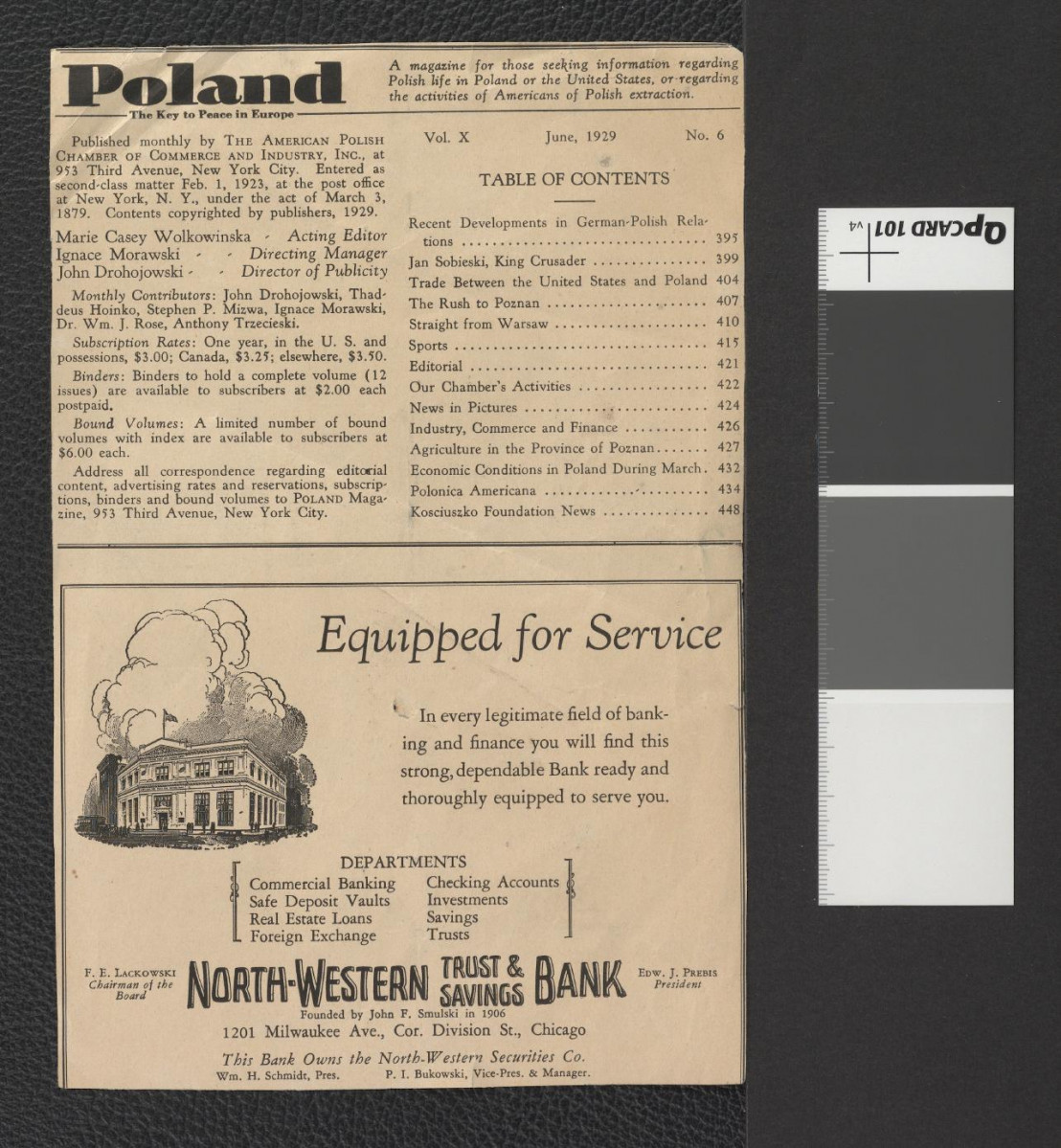 rzeźba figuratywna wieńcząca fontannę przy miejscowym ratuszu (wycinek z anglojęzycznej publikacji tematycznej zawierający dwubarwną reprodukcję fotografii), skan 2