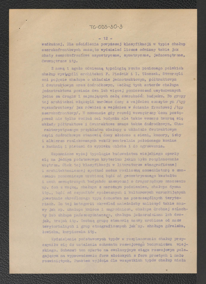 opracowanie Mariana Pokropka pt. "Budownictwo ludowe w Polsce", skan 12