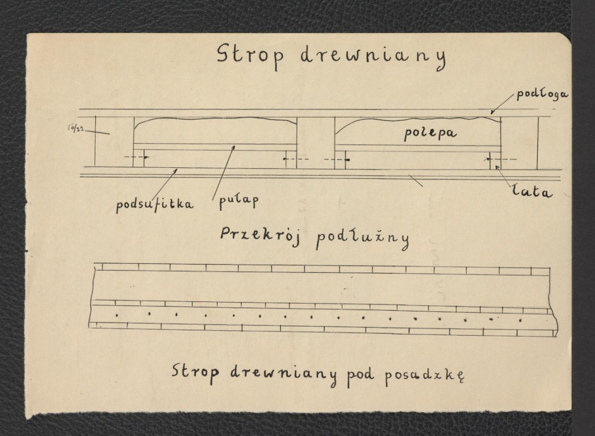 wypis z Orłowicz M., Przewodnik ilustrowany po województwie białostockim z ilustracjami, planami i mapami, Białystok 1937, s. 78 dotyczący usytuowania pałacowego parku, skan 4