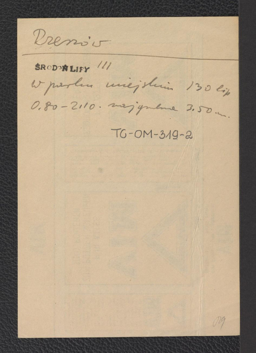 odnośnik bibliograficzny (Środoń, Lipy, strona 111) wzmiankujący 130 lip w miejscowym parku miejskim, skan 1