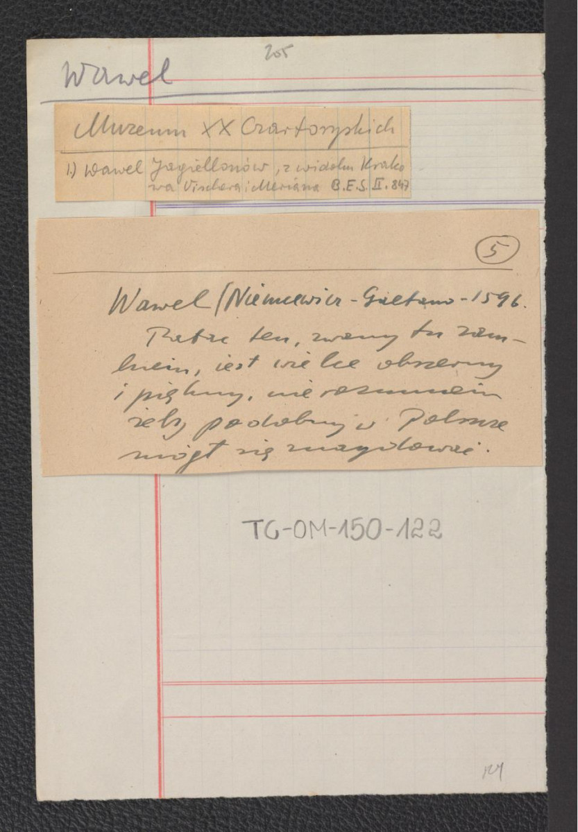 odsyłacze do Wawel Jagiellonów, B.E.S. II, s. 847, Niemcewicz J.U., Dyariusz legacji Kardynała Gaetano w roku 1595 o Ujazdowie i Warszawie w: Zbiór pamiętników o dawnej Polszcze, Lips: Breitkopf i Haertel 1839, s. 116-117 dotyczący miejscowego ogrodu, skan 1
