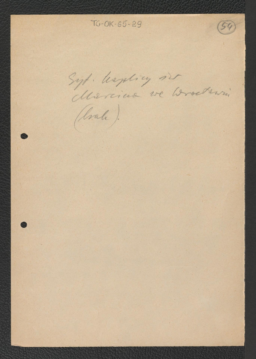 wzmianka na temat usytuowania kaplicy pw. św. Marcina we Wrocławiu, skan 1