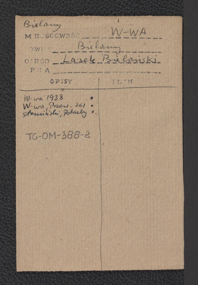 fiszka bibliograficzna, skan 1