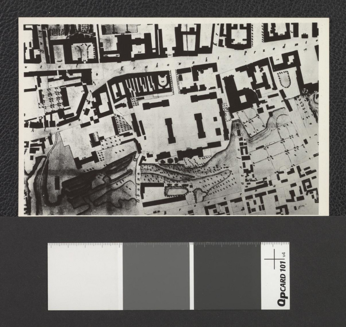 fragment planu Warszawy, skan 1