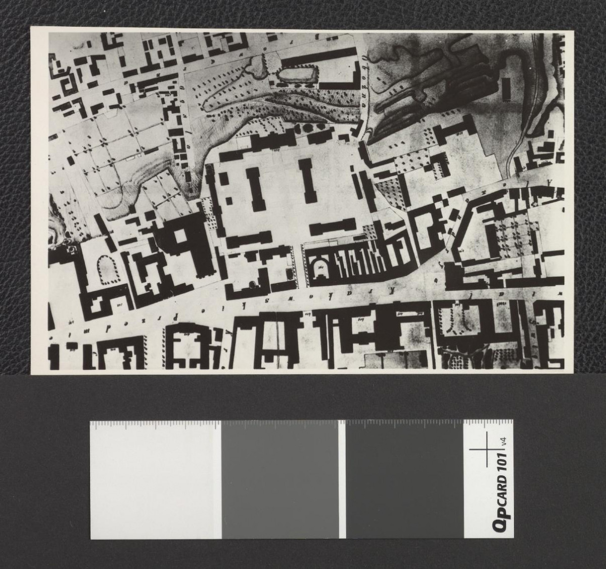 fragment planu Warszawy, skan 3