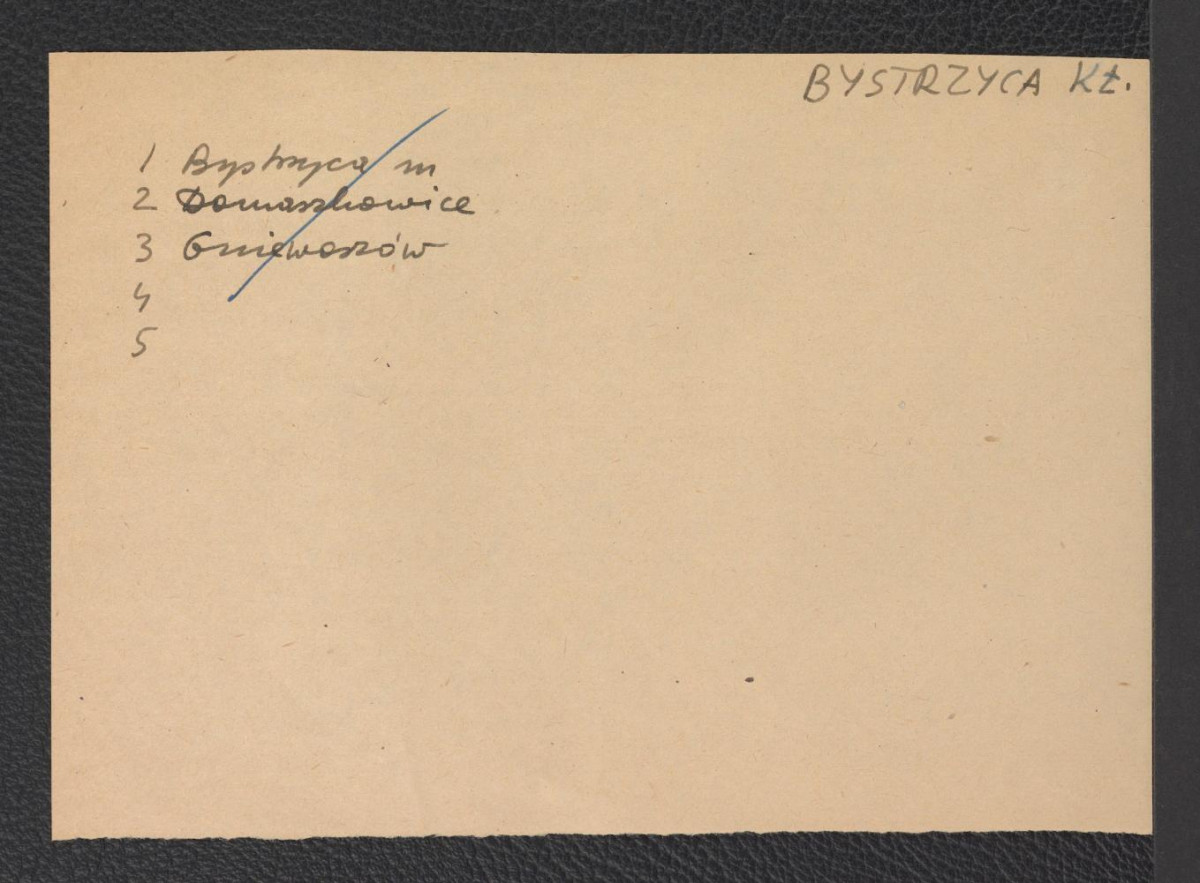 wypis z Kwestionariusza Ministerstwa Kultury i Sztuki z 1957 r., skan 2