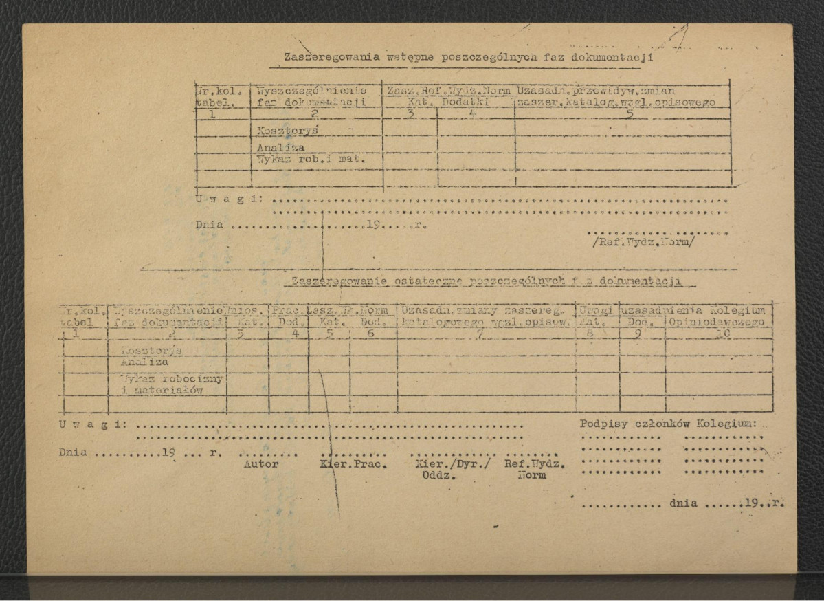 6 kopiałów wniosku dokumentacji architektonicznej dotyczący odbudowy tego pałacu , skan 8