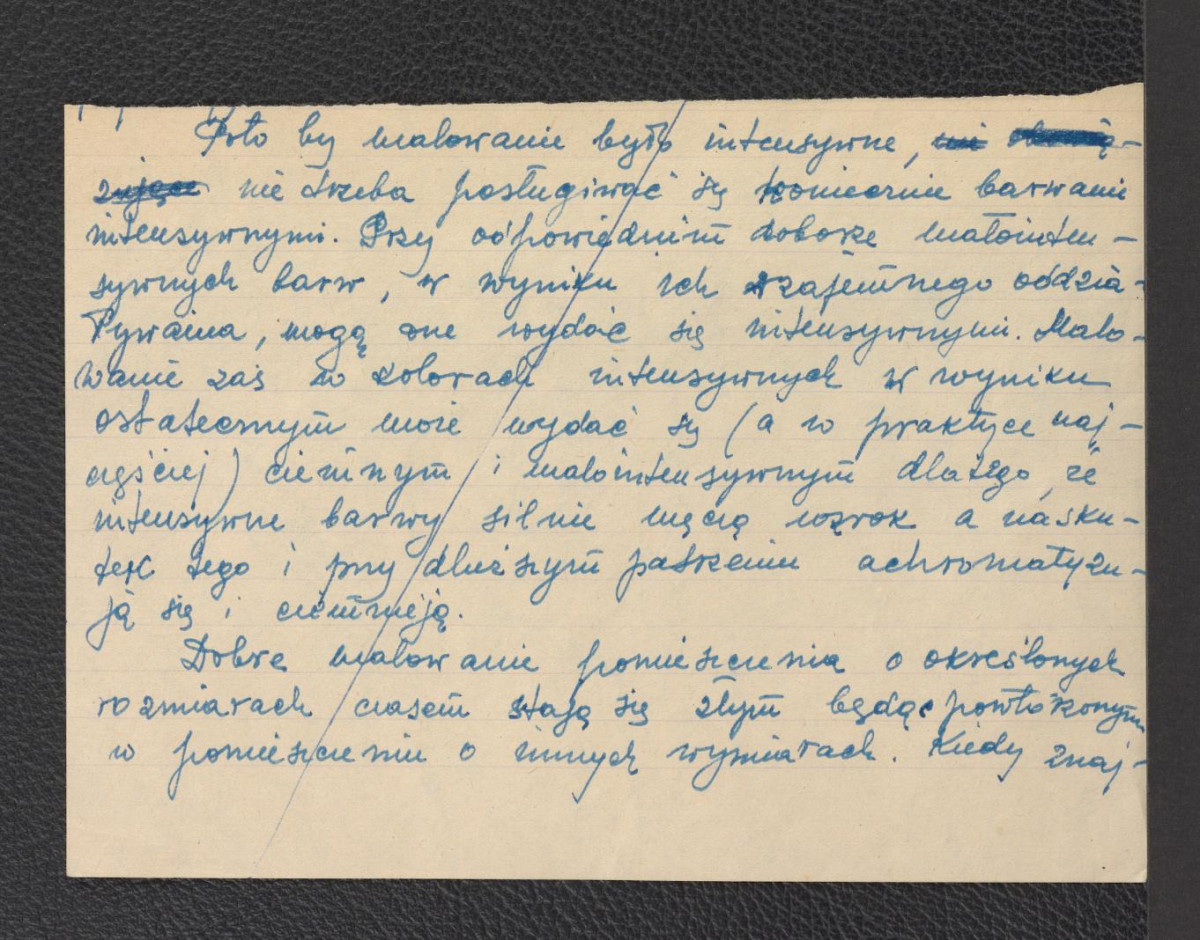 wypis z kwestionariusza Ministerstwa Kultury i Sztuki z 1957 roku, skan 2