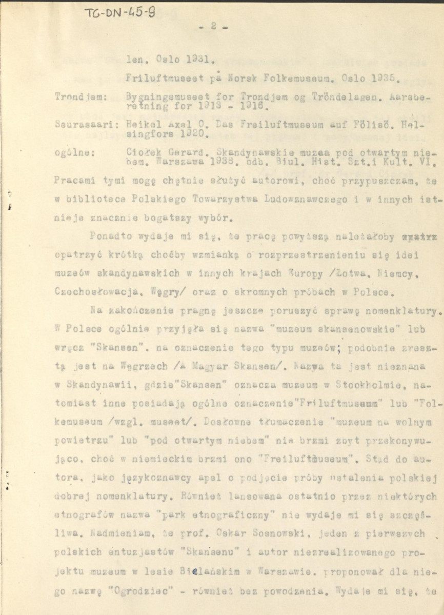 pismo przewodnie oraz recenzja pracy Alfreda Zaręby pt. "Uwagi o muzeach skandynawskich" z dnia 27 kwietnia 1953 r., skan 3