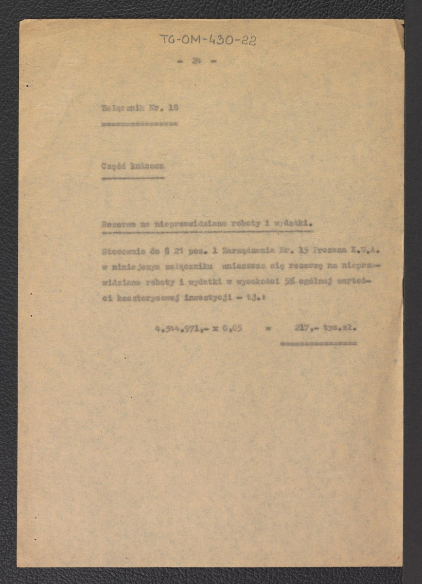 kosztorysy szczególowe dotyczące budowy pawilonów campingowych, skan 30