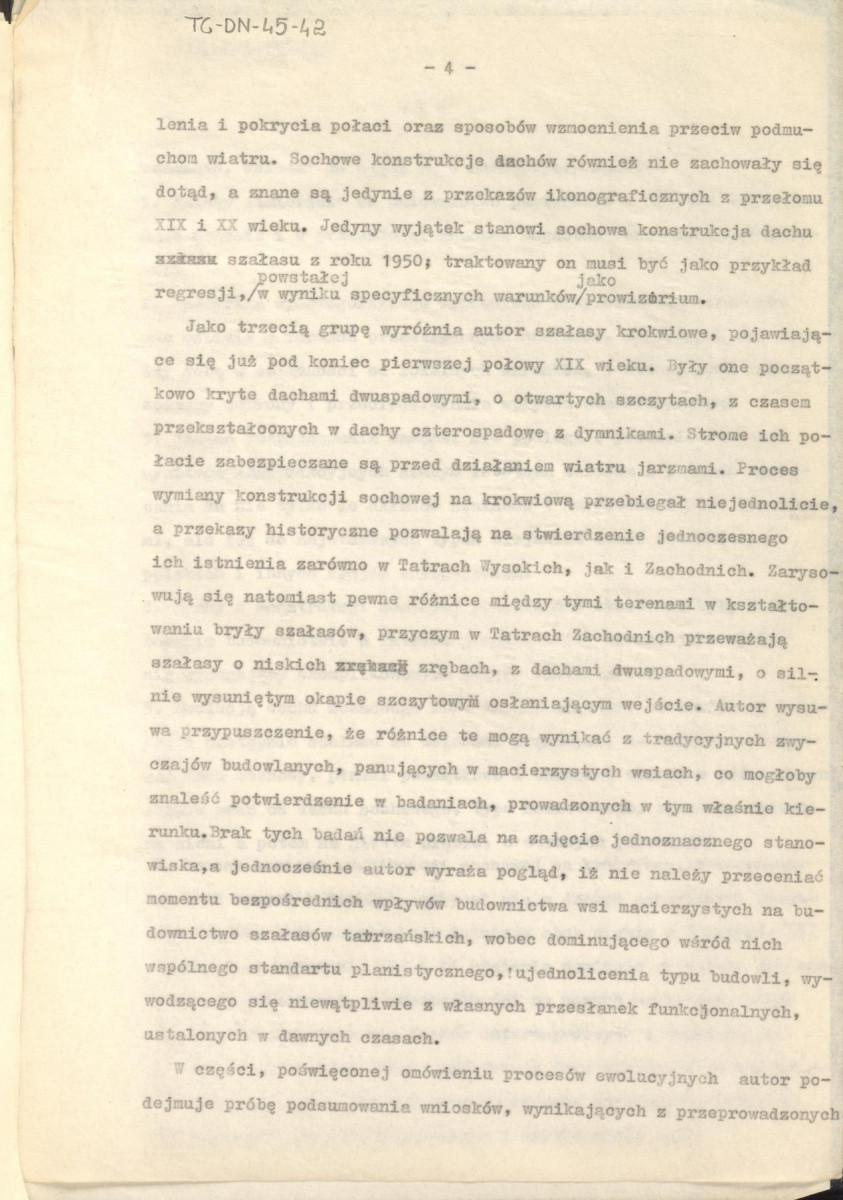 ocena rozprawy habilitacyjnej oraz całokształtu dorobku naukowego Tadeusza Przemysława Szafera z dnia 1 września 1961 r., skan 4