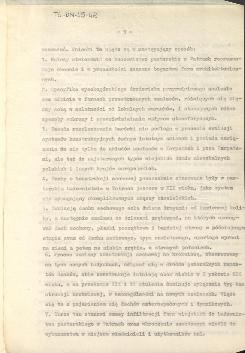 ocena rozprawy habilitacyjnej oraz całokształtu dorobku naukowego Tadeusza Przemysława Szafera z dnia 1 września 1961 r., skan 5