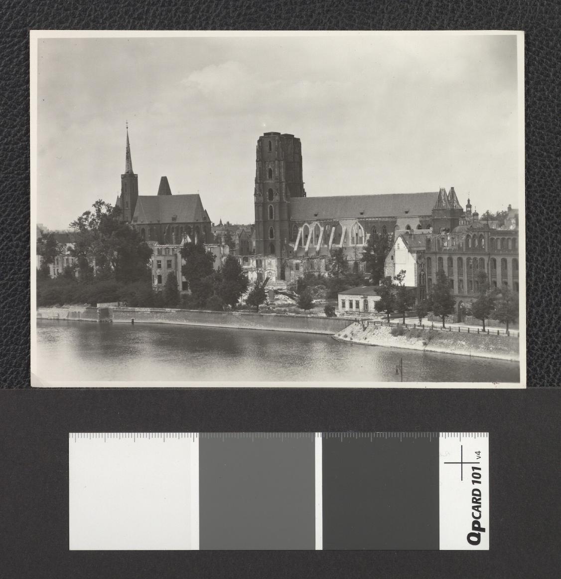 kościół katedralny na Ostrowiu Tumskim od wschodu, skan 1