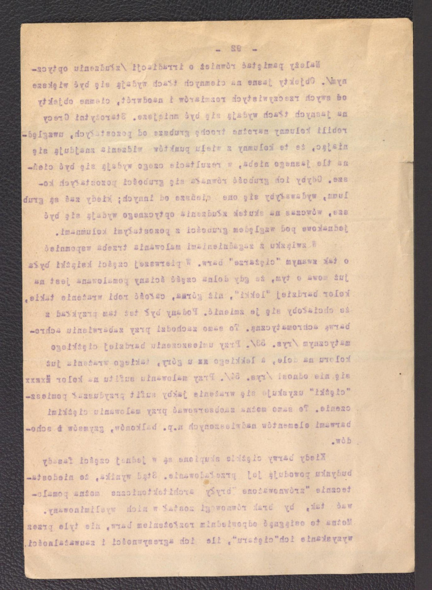 tekst Gerarda Ciołka „Założenia programowe układu zieleni w Zakopanem", skan 2