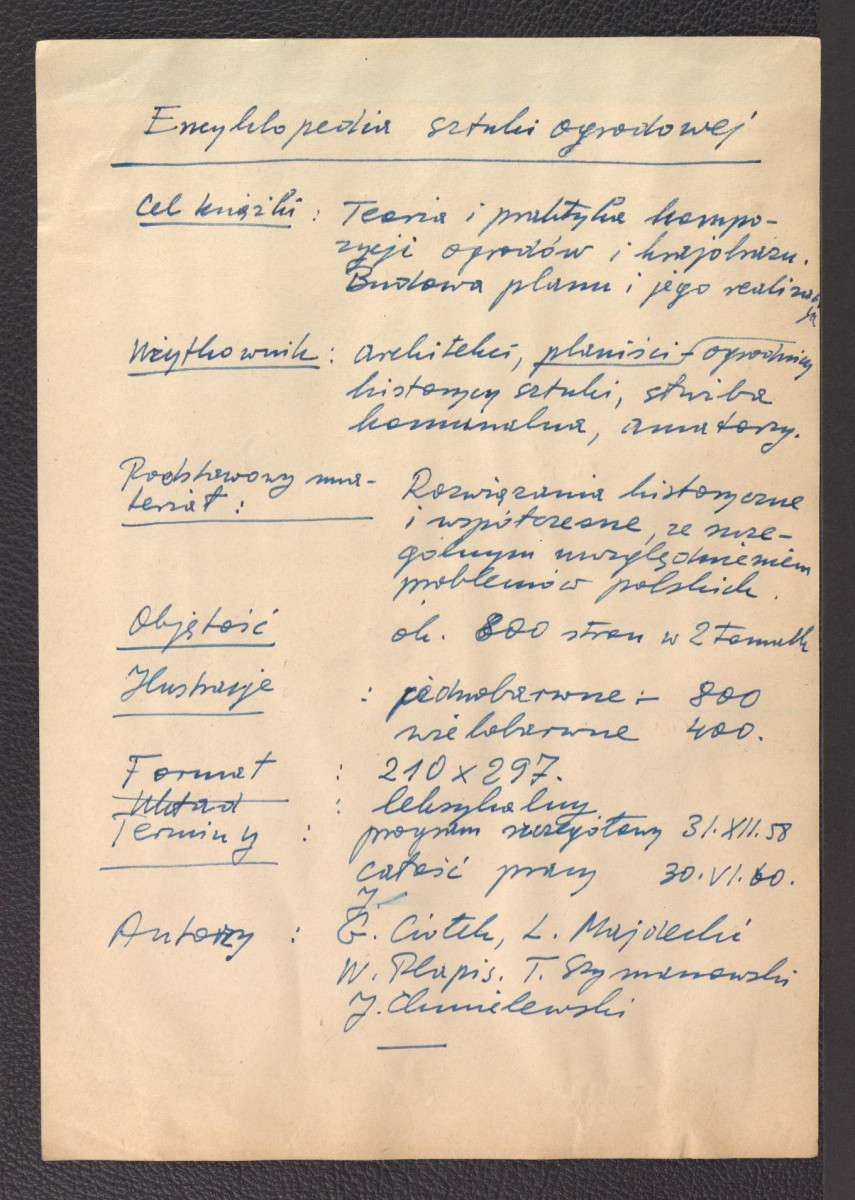 tekst Gerarda Ciołka „Założenia programowe układu zieleni w Zakopanem", skan 7