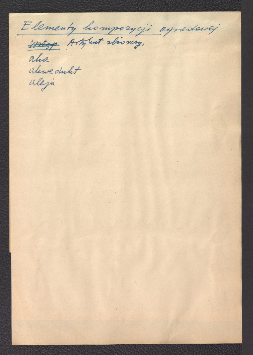 tekst Gerarda Ciołka „Założenia programowe układu zieleni w Zakopanem", skan 13