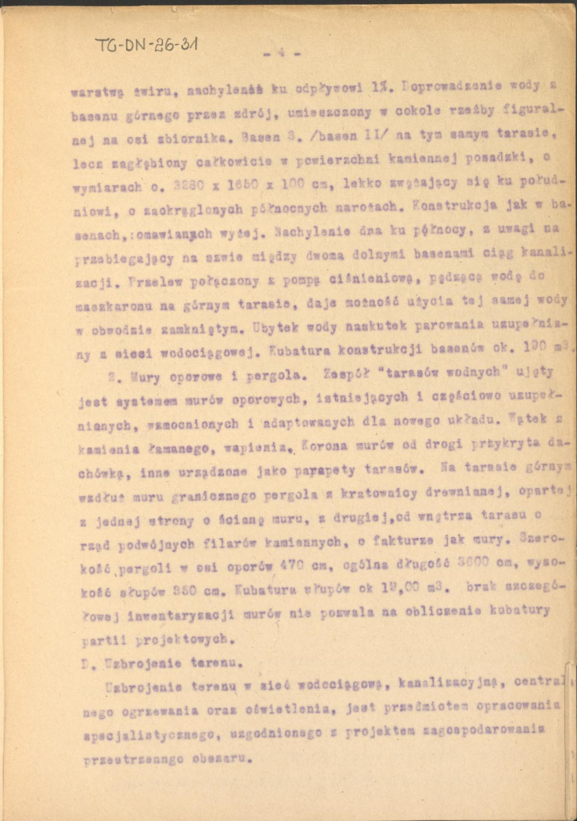 Koreferat z dnia 30 października 1958 r. do projektu wstępno-technicznego przystani flisackiej w Czorsztynie, skan 3