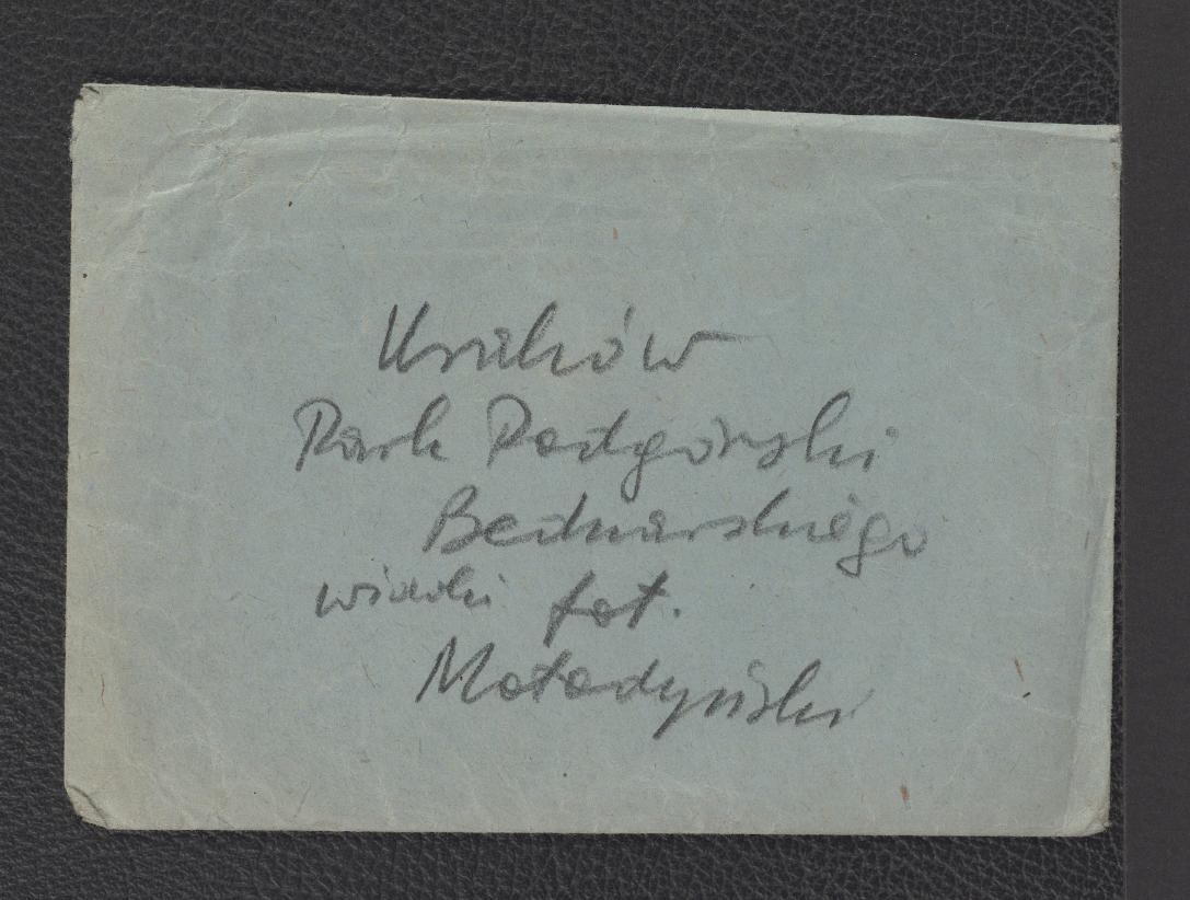 widoki okolicy miejscowego parku, skan 1