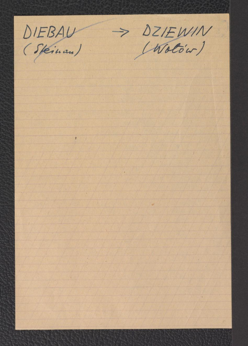 wypis z Kwestionariusza Ministerstwa Kultury i Sztuki z 1957 r., skan 2