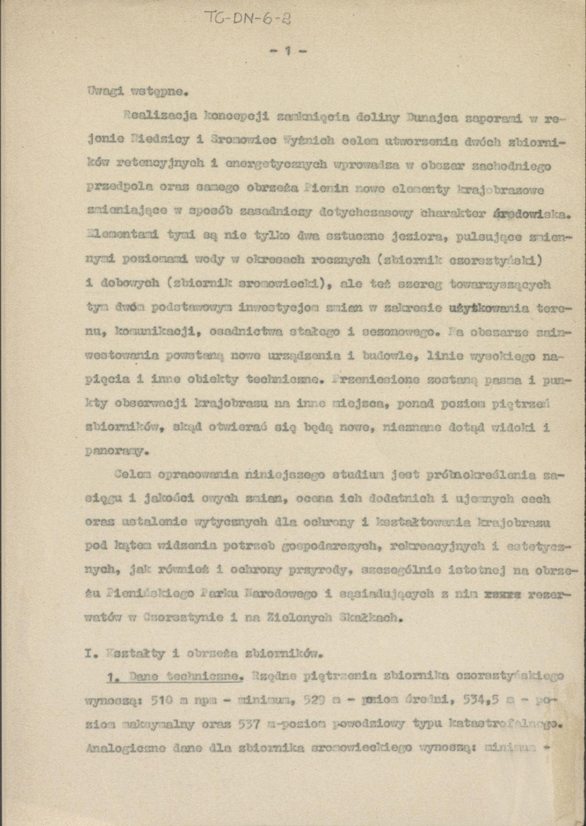 Katedra Planowania Krajobrazu i Terenów Zielonych Politechniki Krakowskiej - Studium krajobrazowe i wytyczne dla ochrony i kształtowania otoczenia zbiorników w Czorsztynie i Sromowcach Wyżnych , skan 2