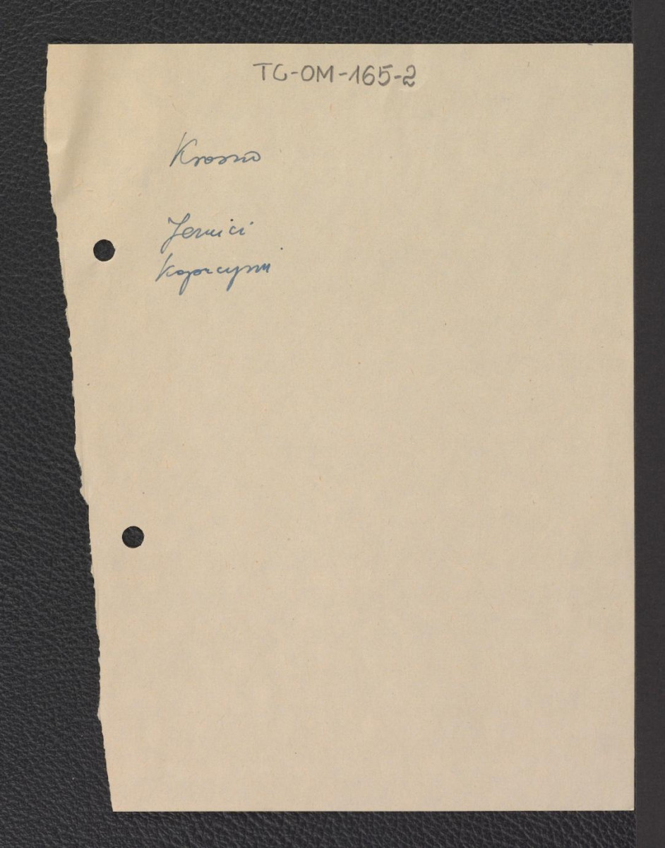 zwięzła notatka wzmiankująca obecność jezuitów i kapucynów, skan 1