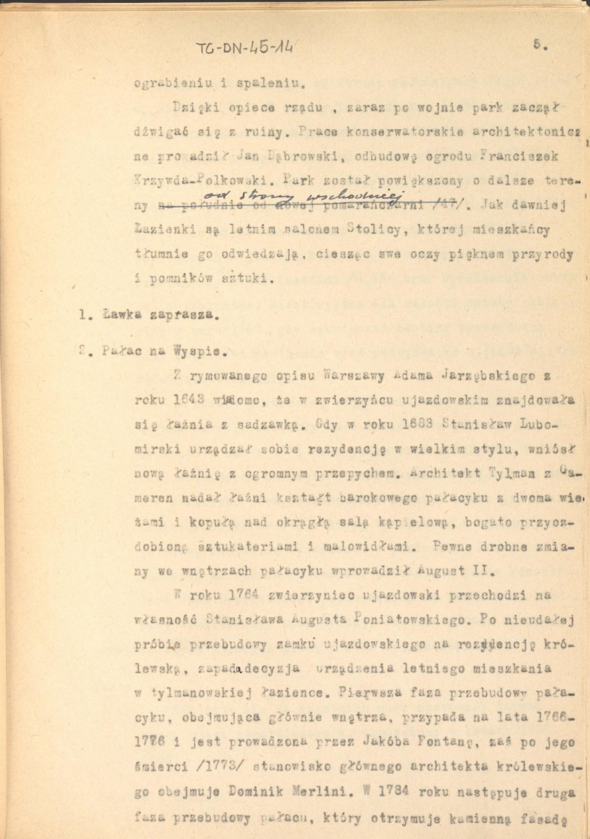 recenzja opracowania Henryka Lisowskiego pt. "Zieleńce wielkiej Warszawy" z dnia 18 stycznia 1956 r. (wydane pt. "Zieleń Warszawy" w 1956 r.), skan 8