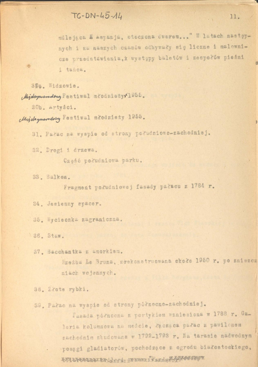 recenzja opracowania Henryka Lisowskiego pt. "Zieleńce wielkiej Warszawy" z dnia 18 stycznia 1956 r. (wydane pt. "Zieleń Warszawy" w 1956 r.), skan 14
