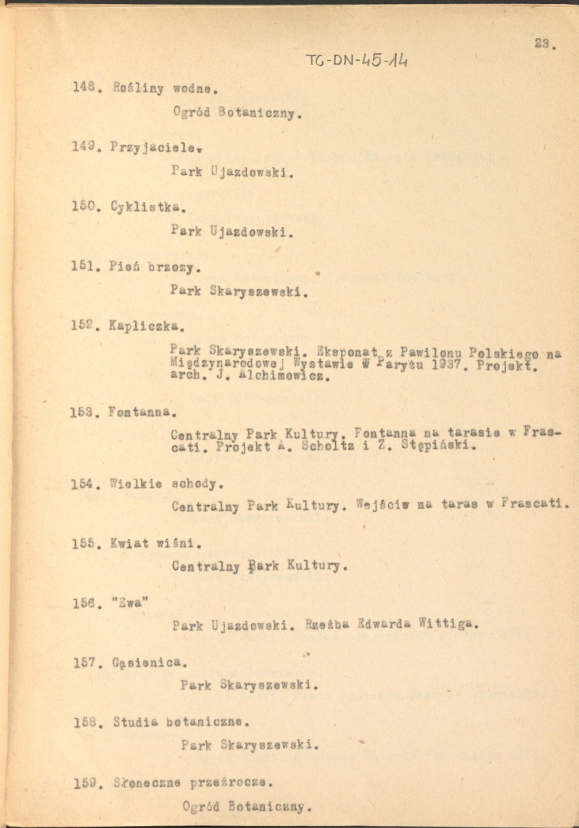 recenzja opracowania Henryka Lisowskiego pt. "Zieleńce wielkiej Warszawy" z dnia 18 stycznia 1956 r. (wydane pt. "Zieleń Warszawy" w 1956 r.), skan 26