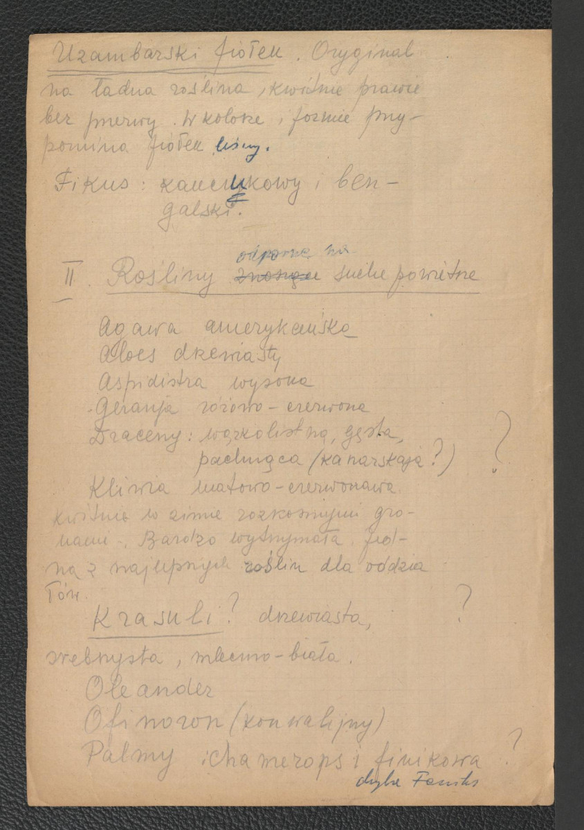 krótkie opisy ogrodów klasztornych w Koleśniakach (Kalesninkai), Koprzywnicy, Krakowie, skan 2