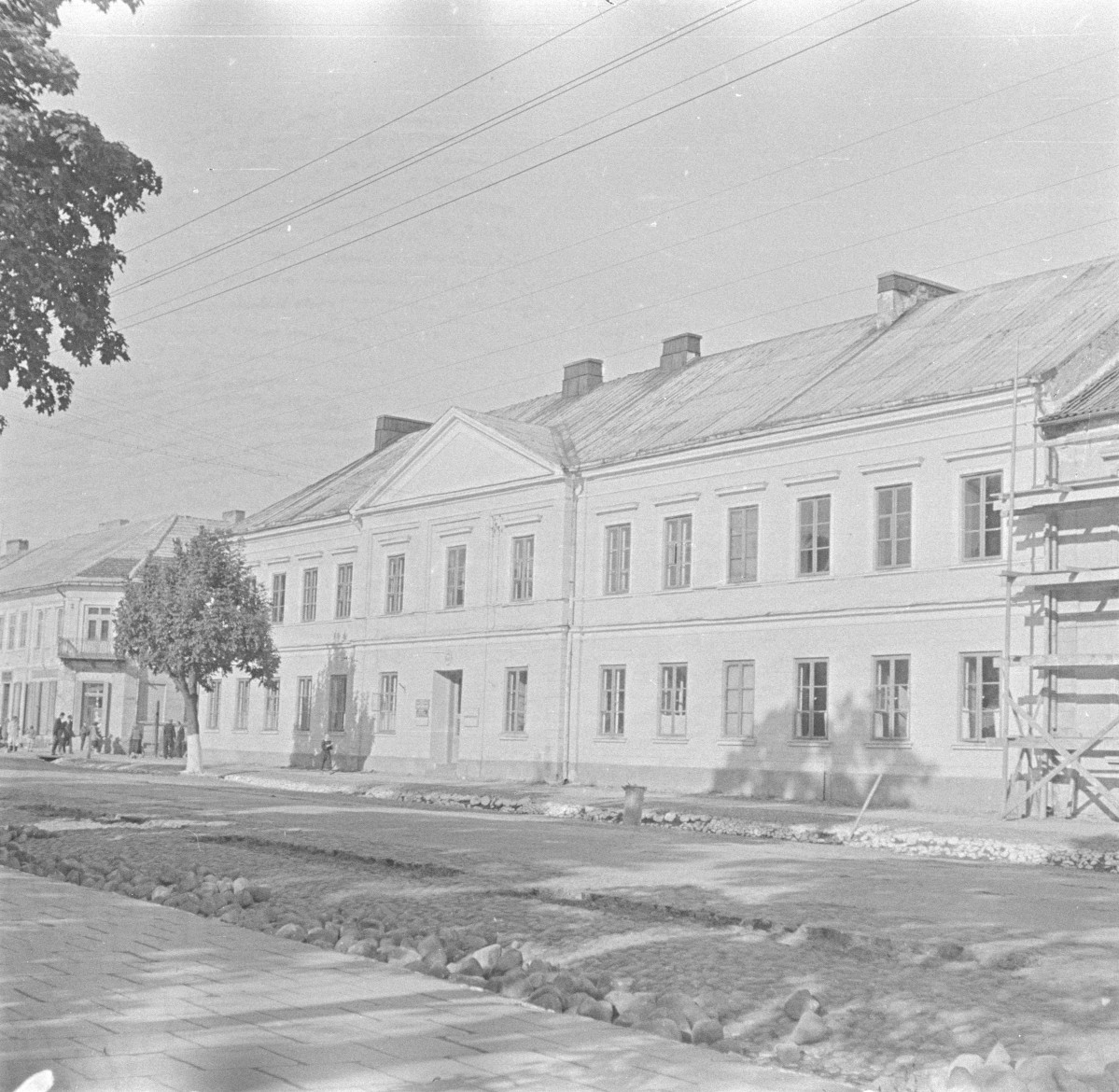 dom ul. Kościuszki 80 - elewacje frontowa, skan 1