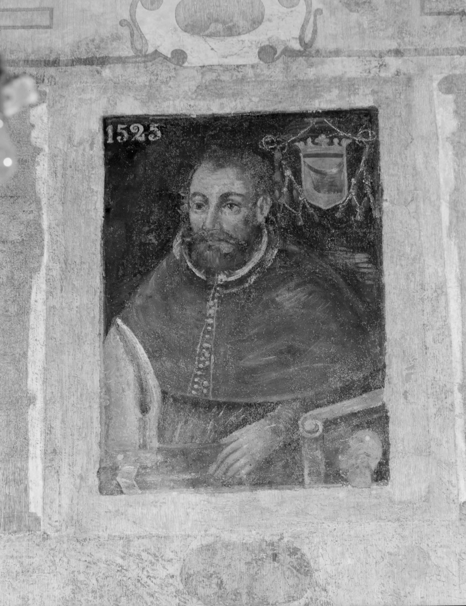 pałac Biskupów Krakowskich - Izba Stołowa Górna /sala portretowa/ /I p./ - ściana wschodnia - portret Piotra Tomickiego, skan 1