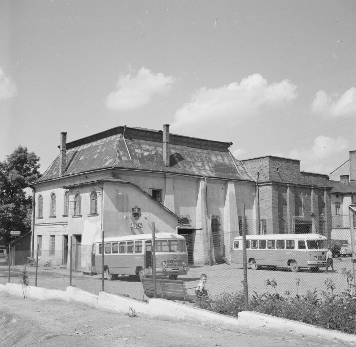 Synagoga Zasańska - elewacja, skan 1