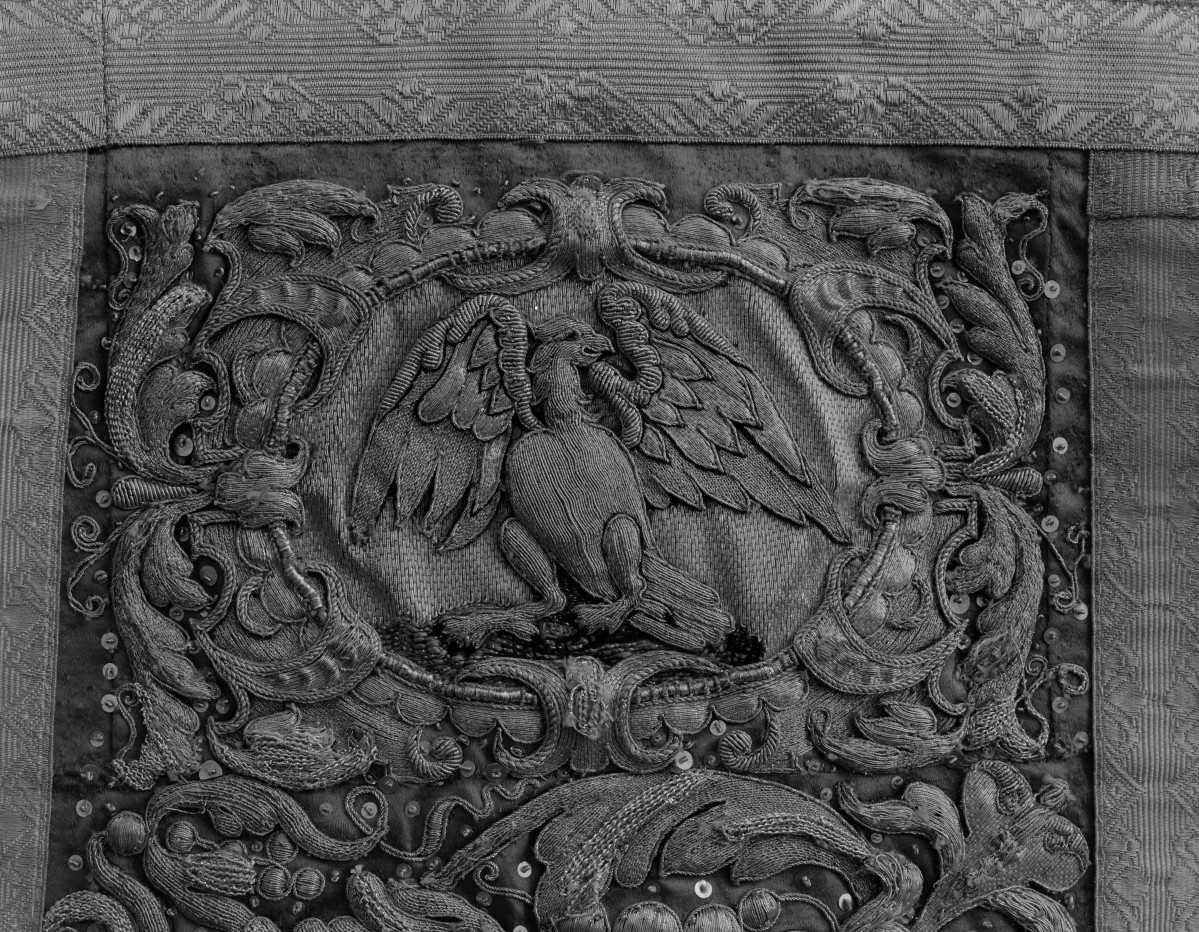 Kościół pw. Wniebowzięcia NMP i Świętego Józefa - ornat św. Kazimierza, 1650-60, haft Polski, , skan 1