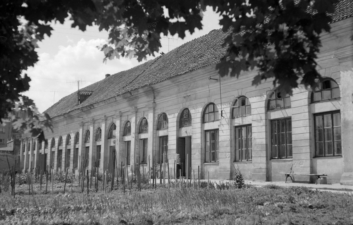 oranżeria w zespole pałacowym - widok ogólny, skan 1