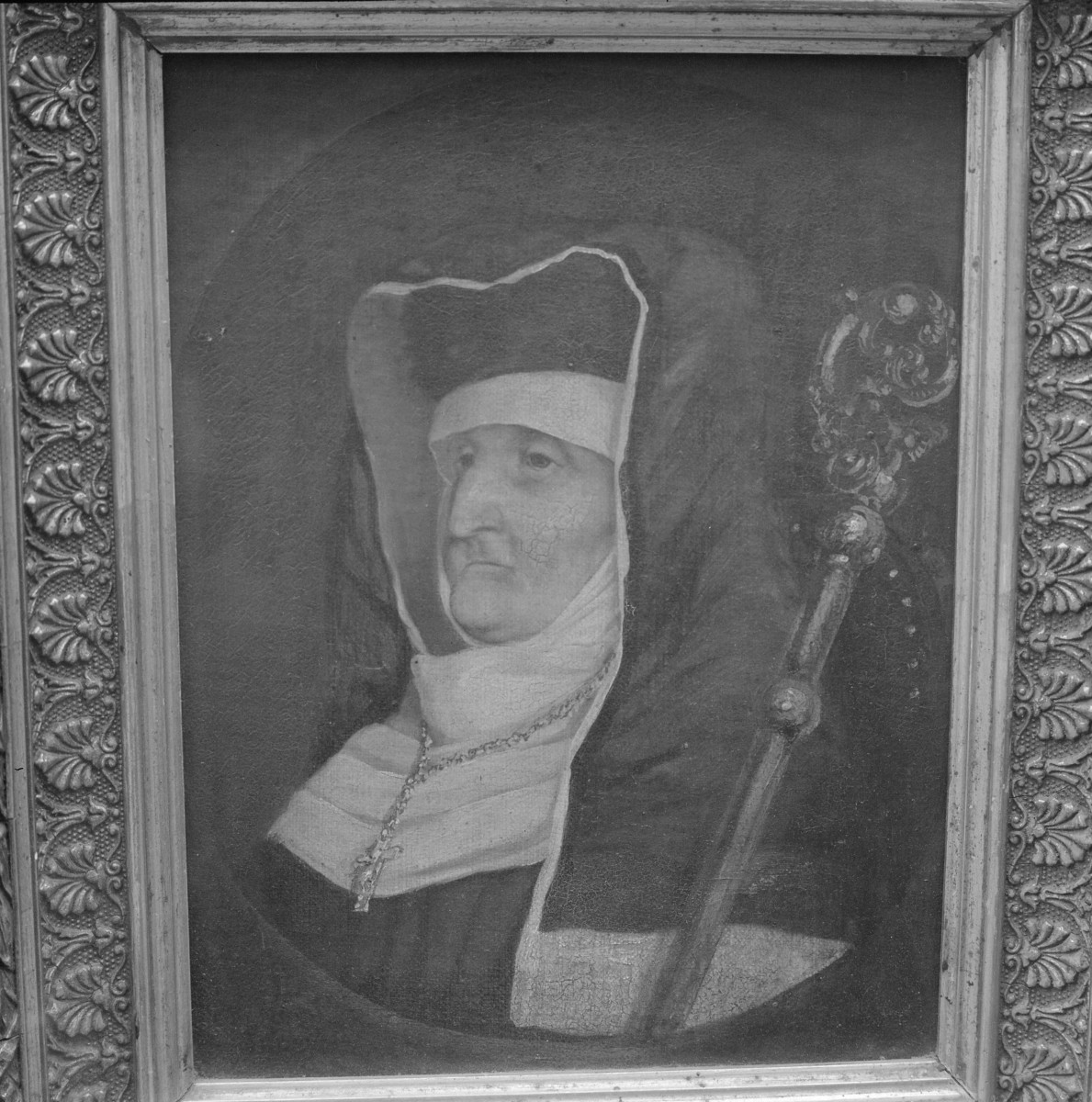 klasztor ss. Mniszek Benedyktynek - zbiory - obraz portret s. Kseni z XIX w., skan 1